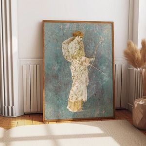 Goddess Diana Wall Art Roman Goddess Poster Ancient Roman Art